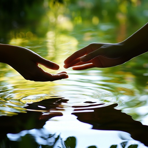 reaching-hands-reflection-stockcake